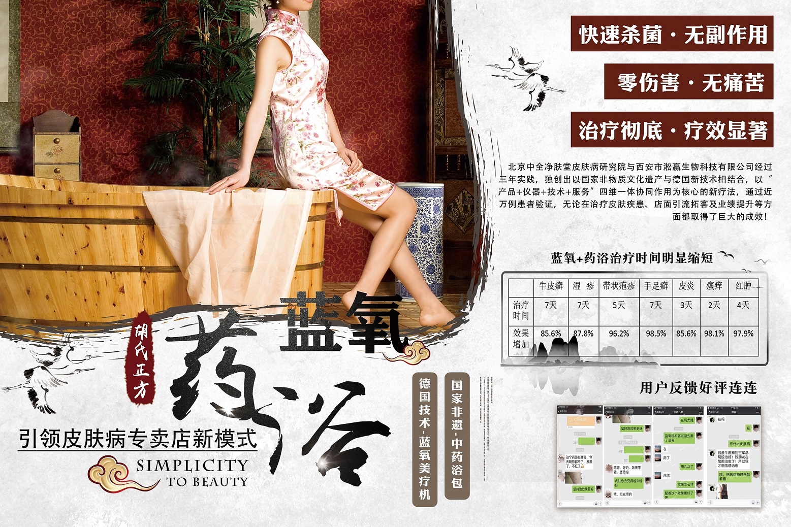 加盟药浴哪家好 胡氏正方药浴连锁加盟品牌